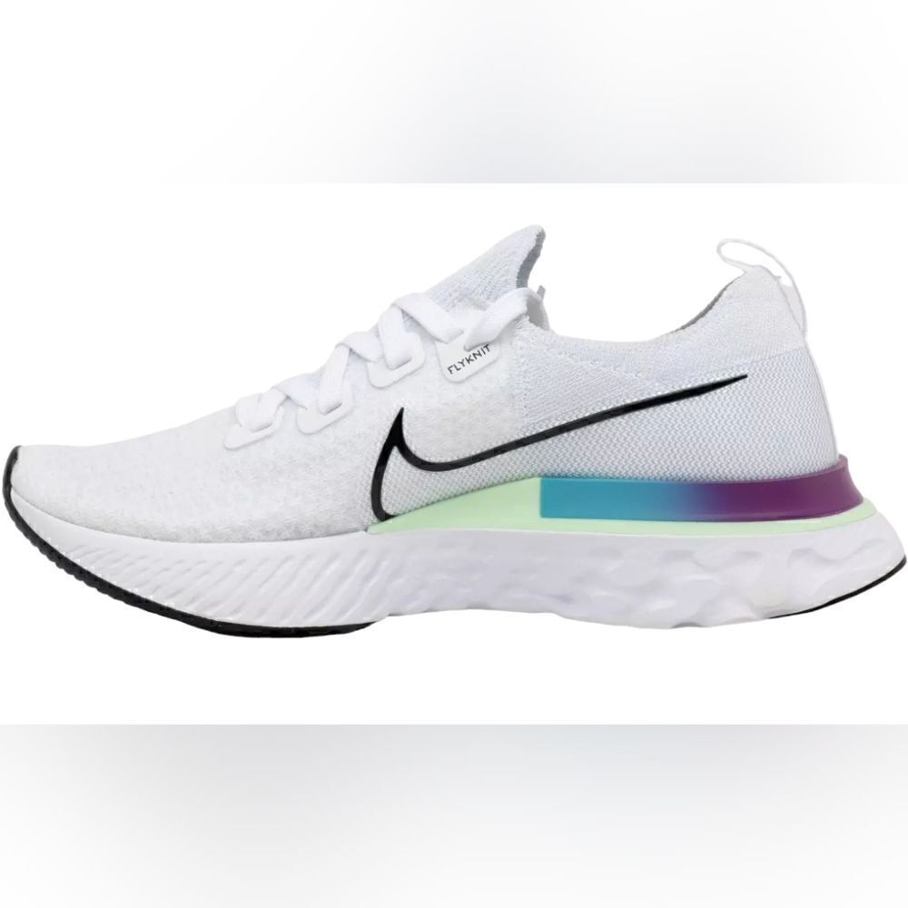 Nike Sneakers Women's React Infinity Run Flyknit White Ombre 2020 | 8
